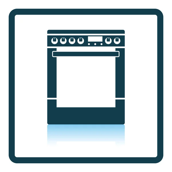Cocina estufa principal icono de la unidad — Vector de stock