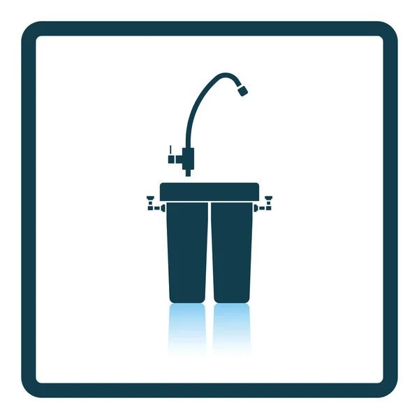 Víz szűrő ikon — Stock Vector