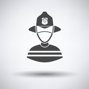 İtfaiyeci simge tasarlamak.