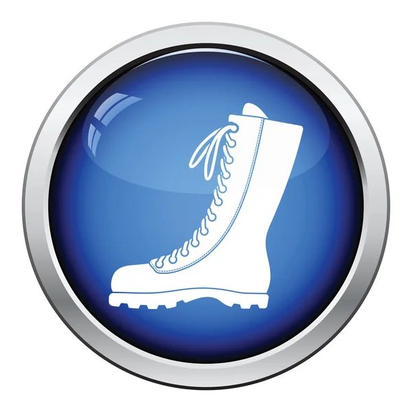 Wandelen boot pictogram — Stockvector