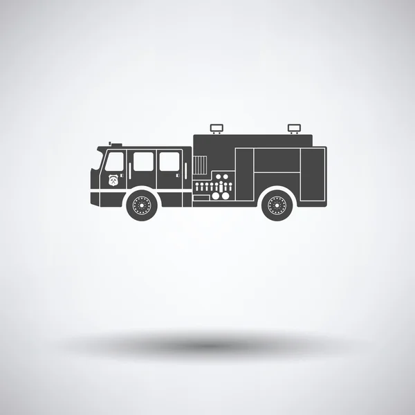 Camión de bomberos icono — Vector de stock
