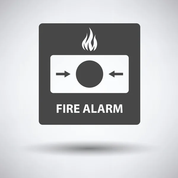 화재 경고 아이콘 — 스톡 벡터