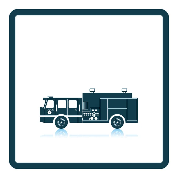 Fire service truck ikona — Wektor stockowy