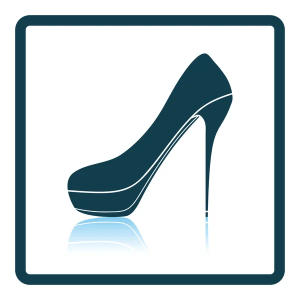 Wysoki obcas buty ikona — Wektor stockowy