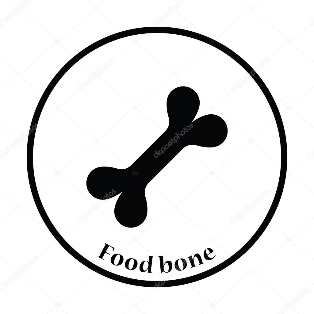 Dog food bone icon Stock Vector by ©angelp 118332868