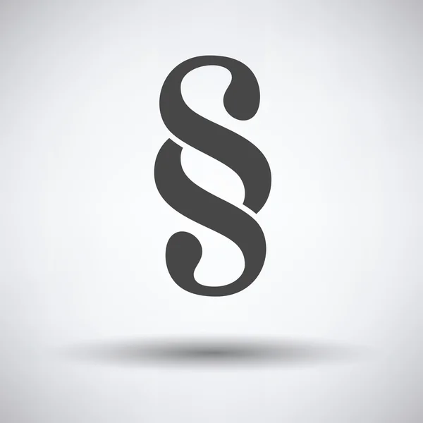 Icône de symbole de paragraphe — Image vectorielle