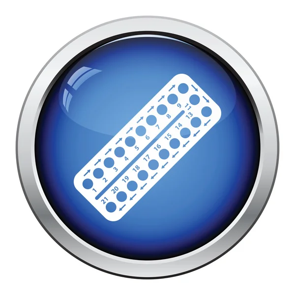 Retraceptive pil pack icon — стоковый вектор