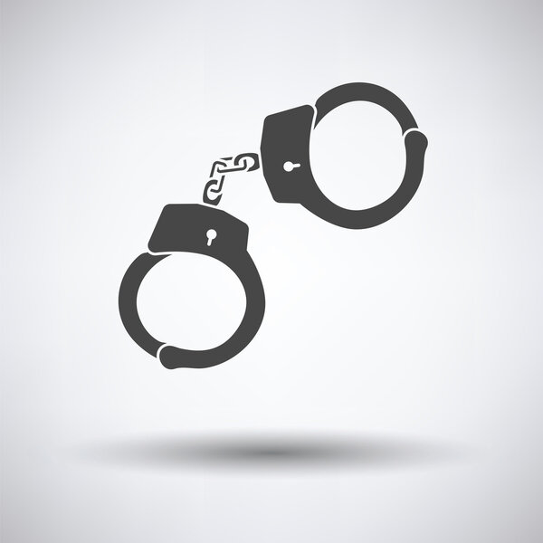 Police handcuff icon