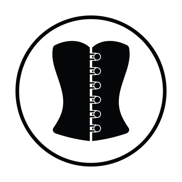 Sexy corset icon — Stock Vector