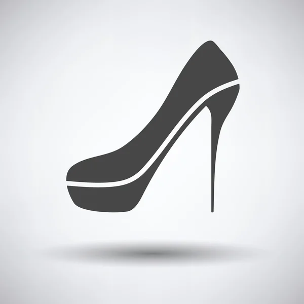 Szexi magas sarkú cipő ikon — Stock Vector