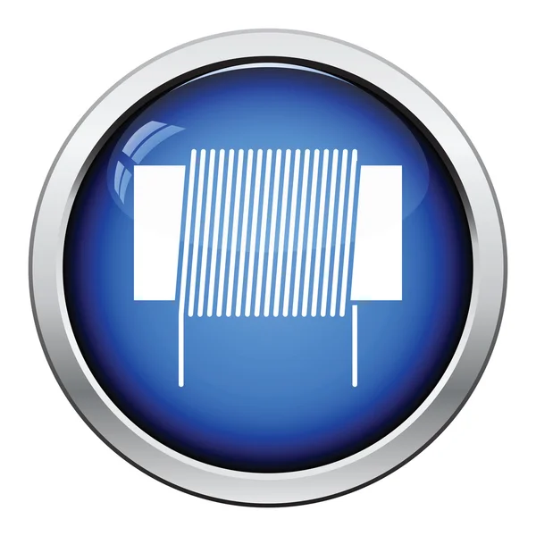 Icono de bobina inductor — Vector de stock