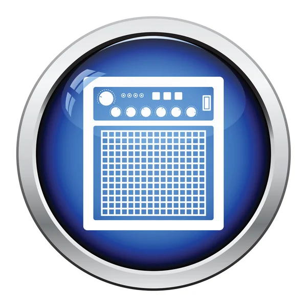オーディオ モニターのグラフィック ボタン — ストックベクタ