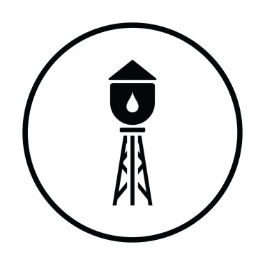 Water tower icon clipart