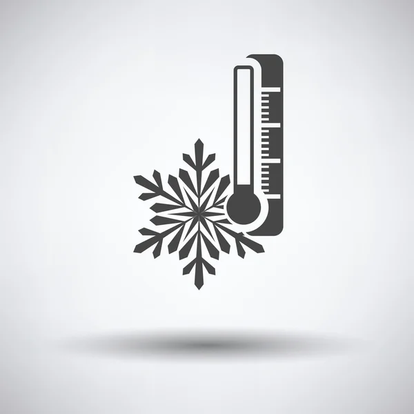 Icono frío invierno — Vector de stock