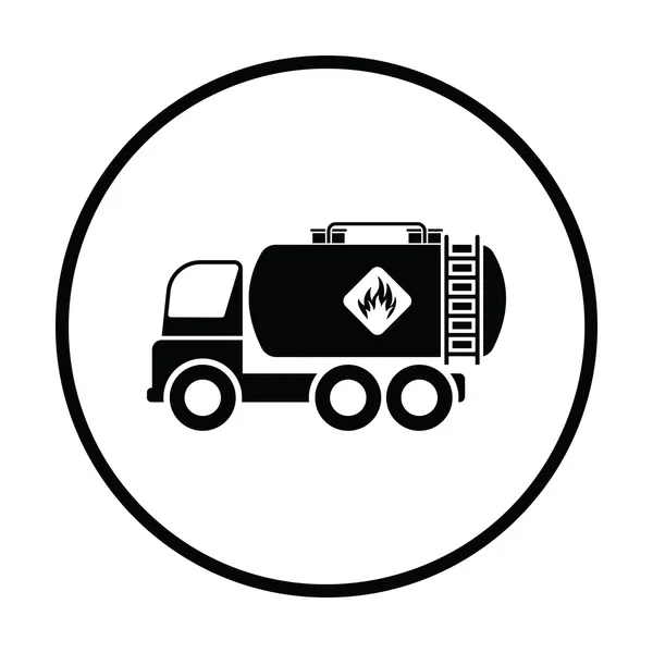 Oil truck icon — Stock Vector