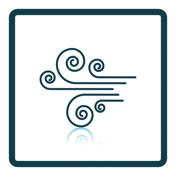 Ilustração do ícone do vento — Vetor de Stock