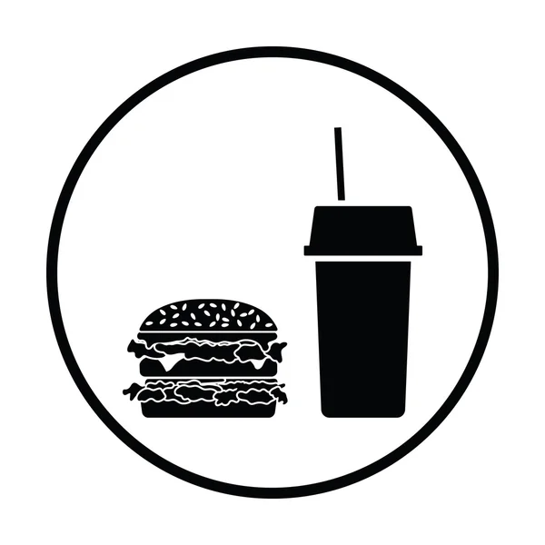 Ícone de fast food —  Vetores de Stock