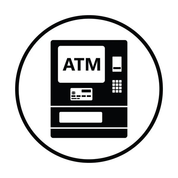 ATM-pictogram illustratie — Stockvector