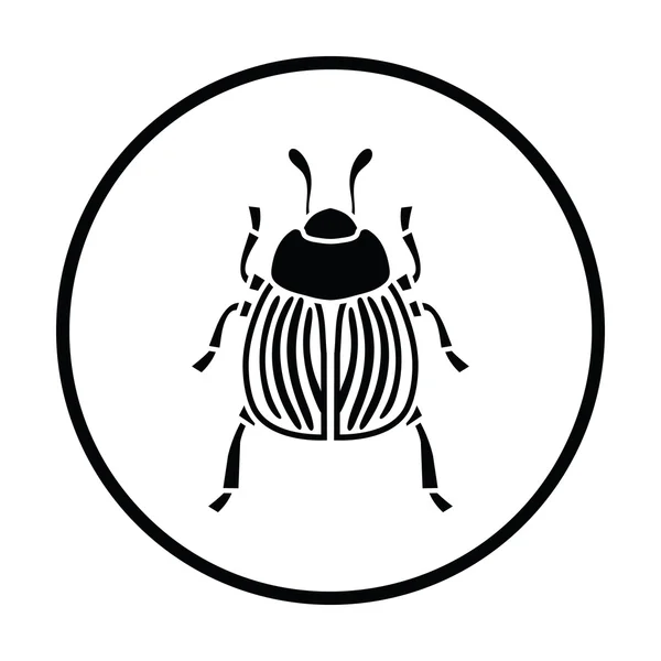 科罗拉多甲虫图标 — 图库矢量图片