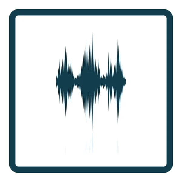 Icono ecualizador de música — Vector de stock