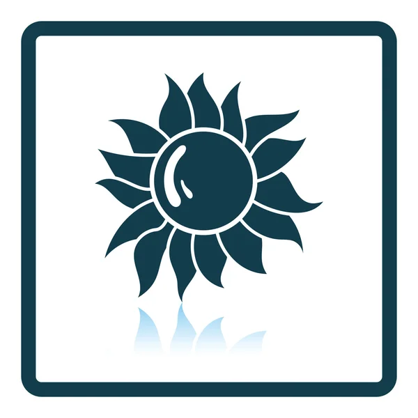 太陽のアイコンの図 — ストックベクタ