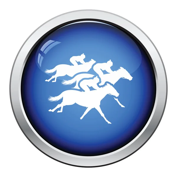 Ícone de passeio de cavalo — Vetor de Stock