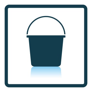 Kova simgesi. Gölge reflectio