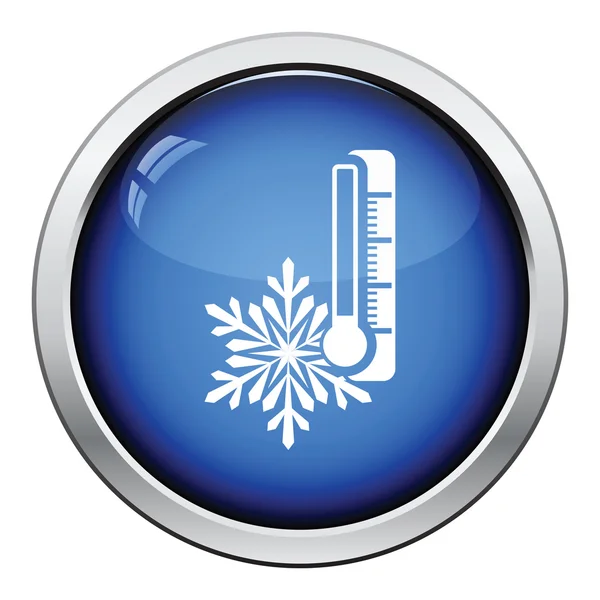 Winter koud pictogram — Stockvector