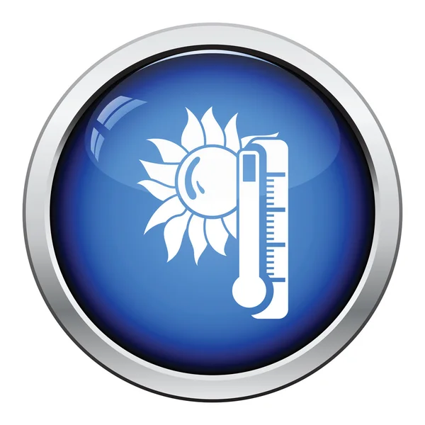 Icono de calor de verano — Vector de stock