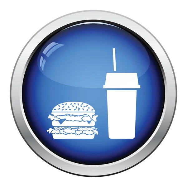 Ícone de fast food — Vetor de Stock