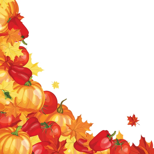 Tarjeta de felicitación del Día de Acción de Gracias — Vector de stock