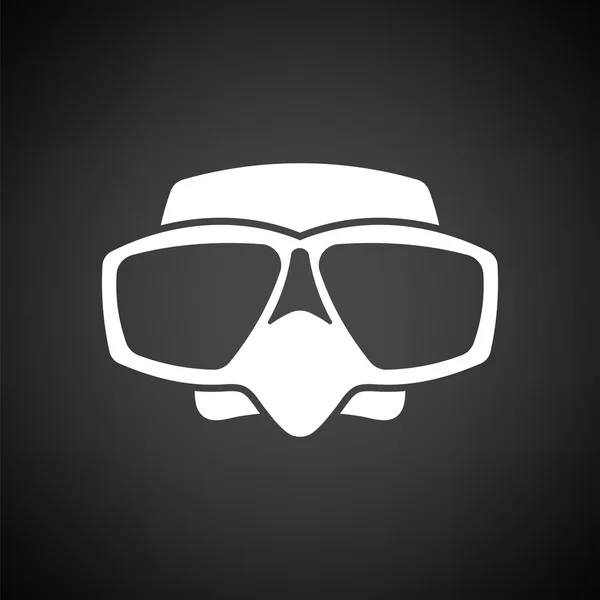 Ikonen för scuba mask — Stock vektor