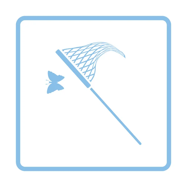 Butterfly net ikonen — Stock vektor