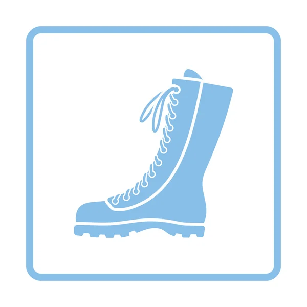 Vandring boot ikonen — Stock vektor