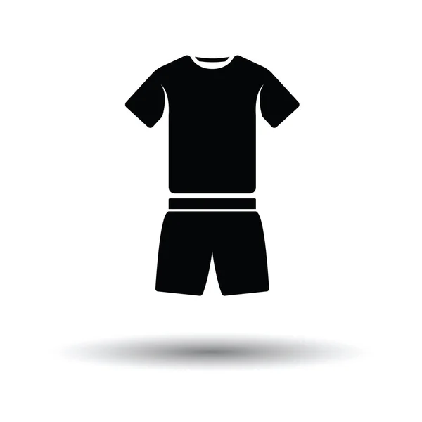 Fitness uniform  icon — Stock Vector
