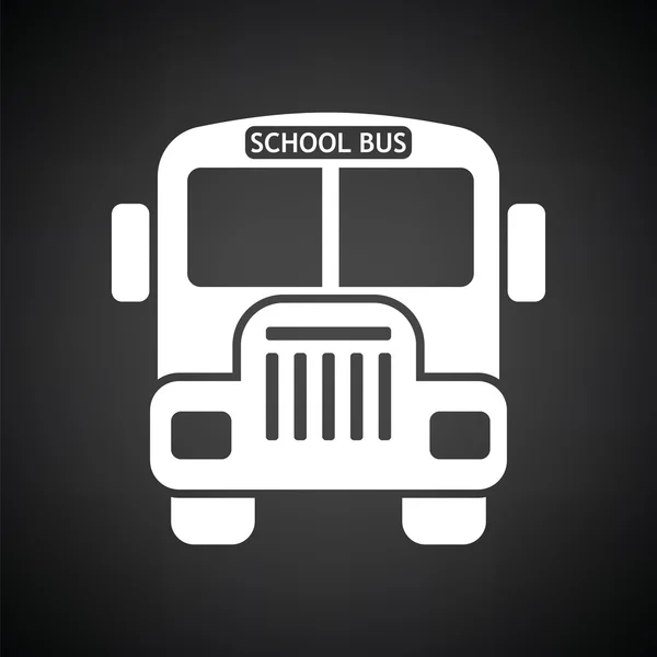 Skolbussikon — Stock vektor