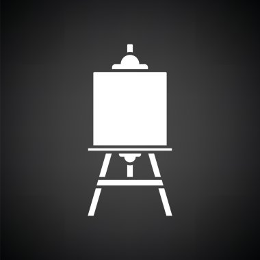 Beyaz şövale simgesi