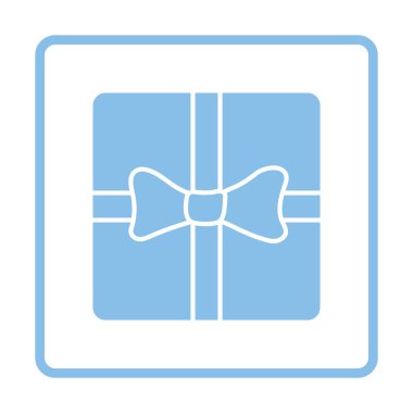 Hediye kutusu ile kurdele simgesi
