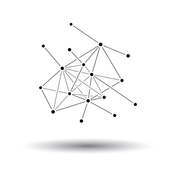 Ícone de rede de conexão —  Vetores de Stock