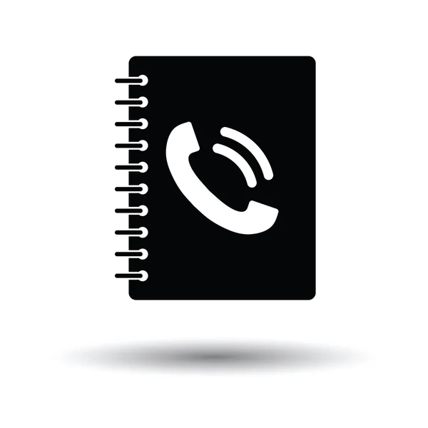 Telefonbuch-Ikone — Stockvektor