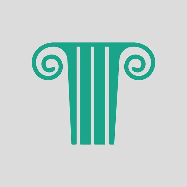 Antieke kolom pictogram — Stockvector