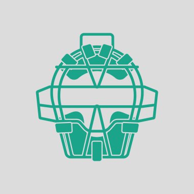 Beyzbol yüz koruyucu simgesi