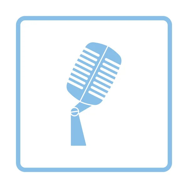 Starý mikrofon ikona — Stockový vektor