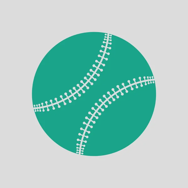 Бейсбольний м'яч значок — стоковий вектор