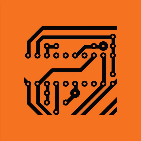 Circuit board icon — Stock Vector