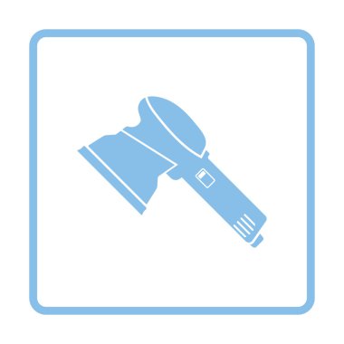 Değirmeni simgesi. Mavi gövde tasarımı. 