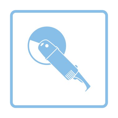 Değirmeni simgesi. Mavi gövde tasarımı. 