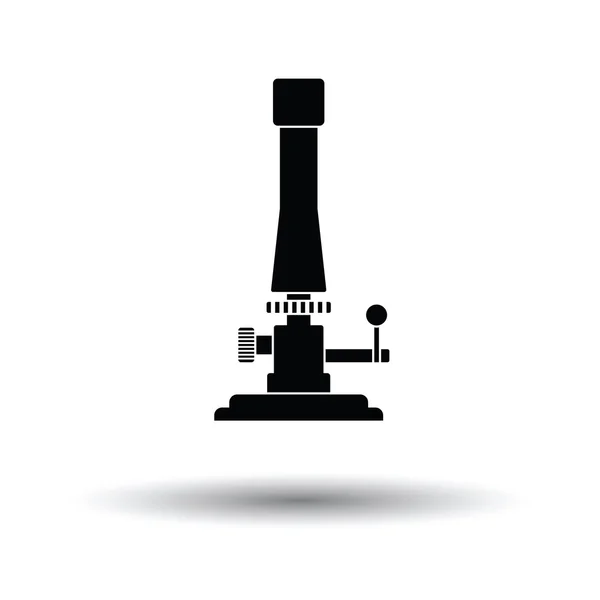 Icon of chemistry burner — Stock Vector