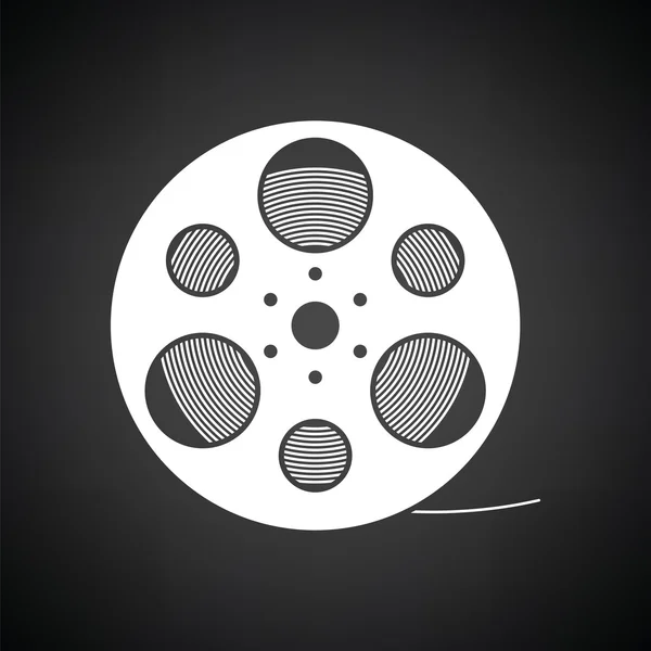 Icono de carrete de película — Vector de stock