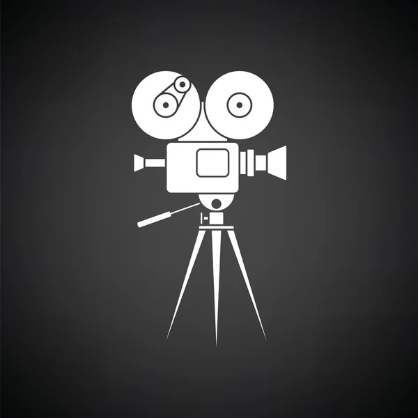 Retro cinema camera icon — Stock Vector